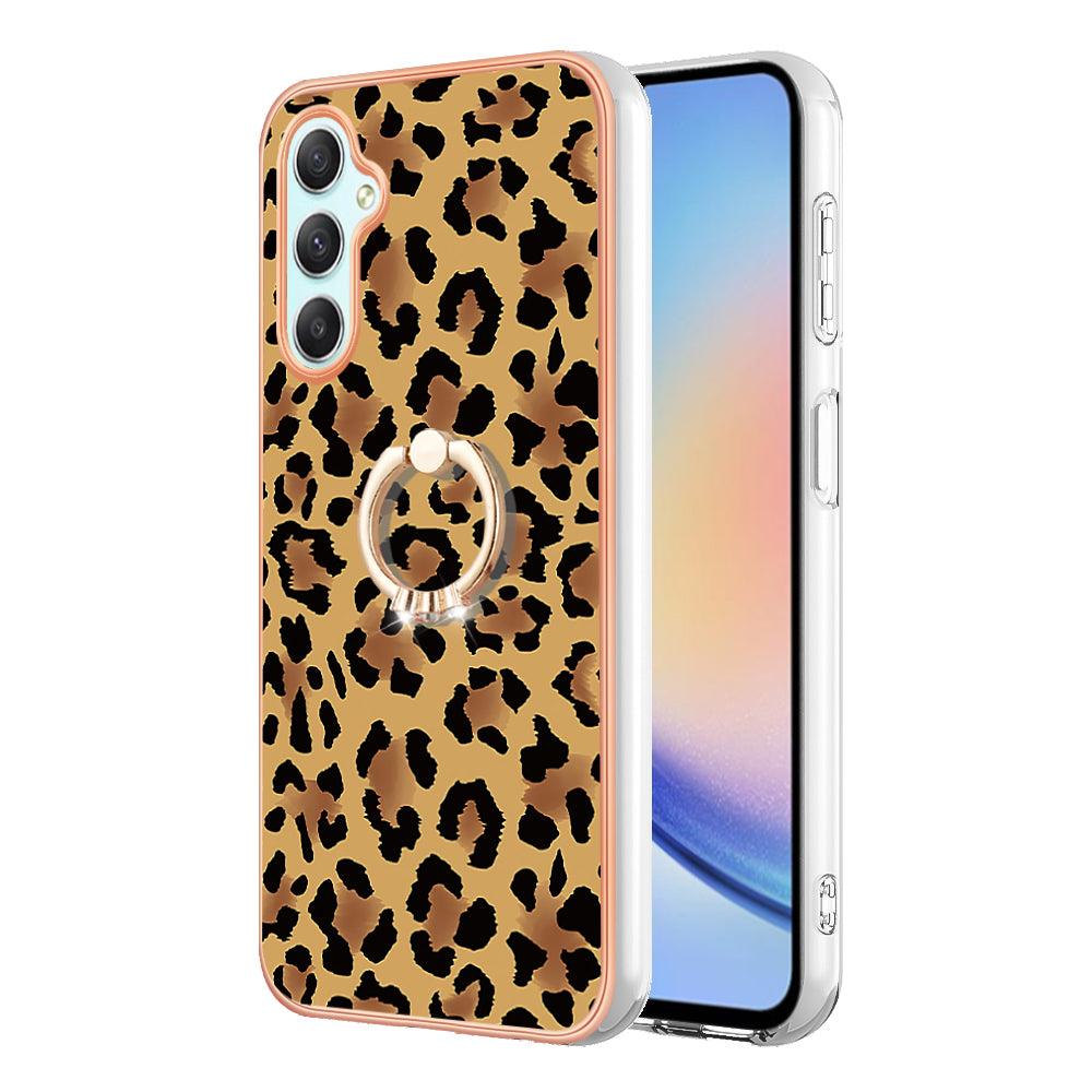 YB IMD Series-20 Style D for Samsung Galaxy A25 5G A24 4G Kickstand Phone Case IMD Pattern Electroplating 2.0mm TPU Cover YB IMD Series-20 Style D for Samsung Galaxy A25 5G A24 4G Kickstand Phone Case IMD Pattern Electroplating 2.0mm TPU Cover
